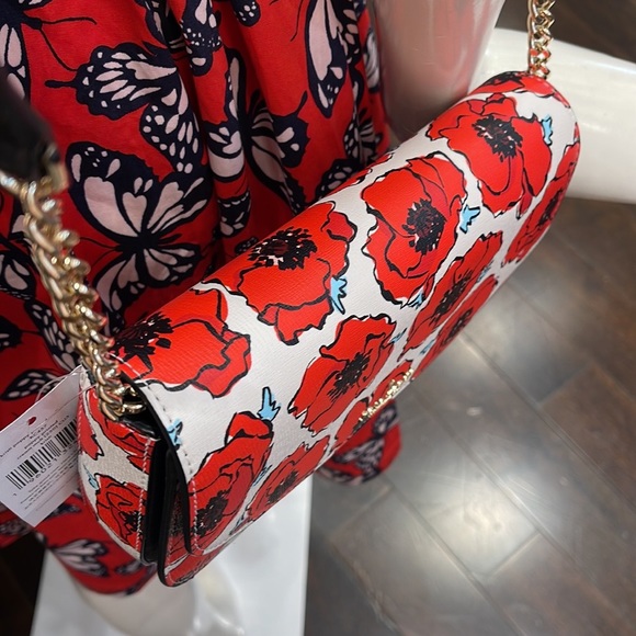 Kate Spade Kristi Poppy Printed Flap Crossbody
Cream Multi NWT - Picture 12 of 16